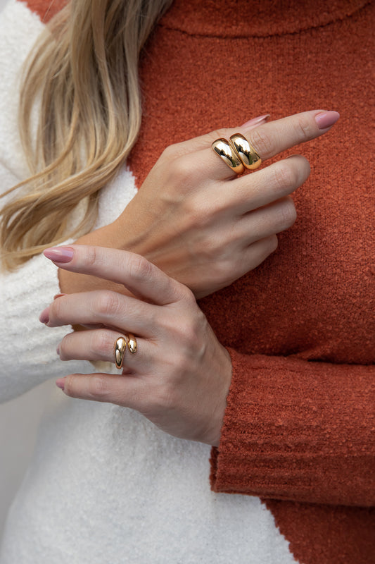 Maxi Comma Open Ring