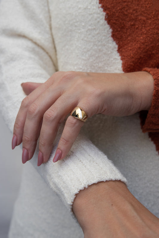 Pyramid Small Ring