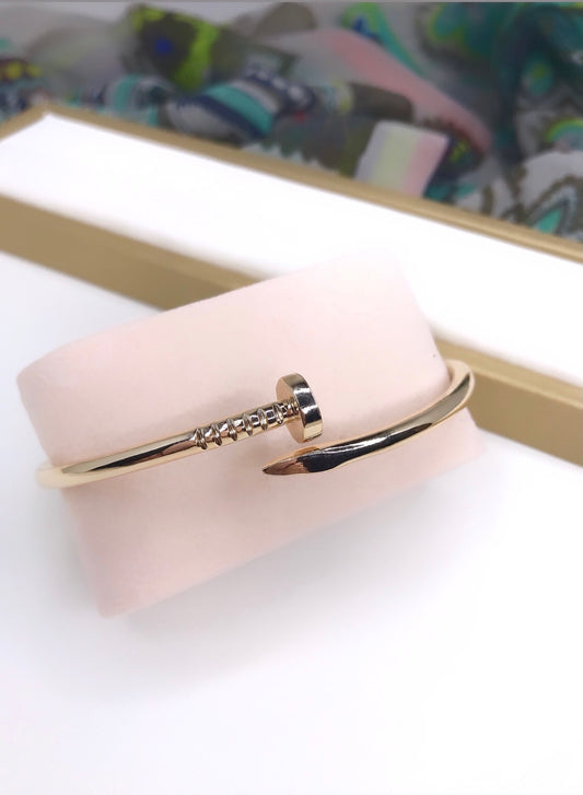 Designer Inspiration Nail Cuff Bracelet