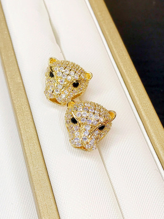 Classic Panther Designer Inspiration Earring