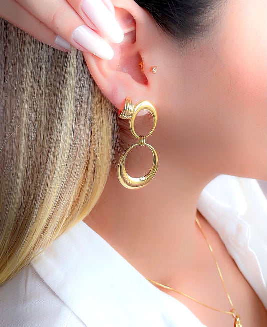 Large Links Earring