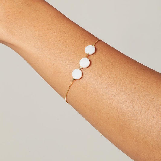 Flat Mother Pearl Bracelet