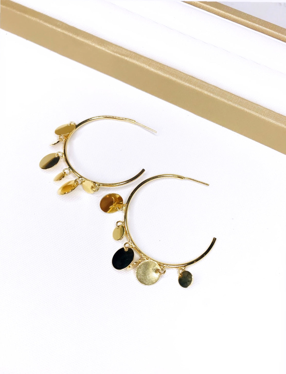 Circle Tassel Hoop Earring