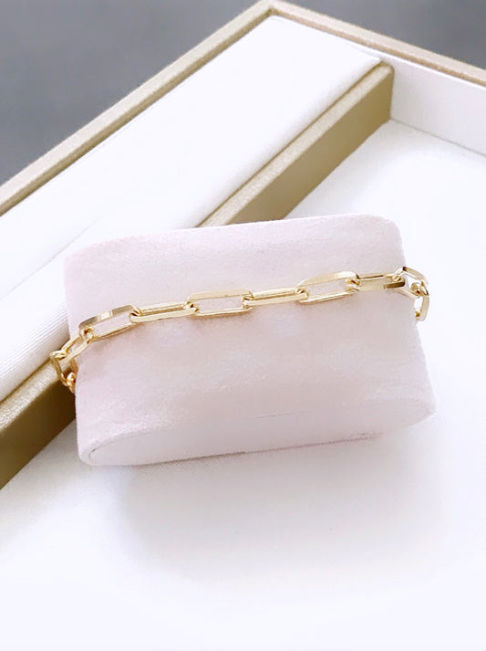 Large Paper Clip Bracelet