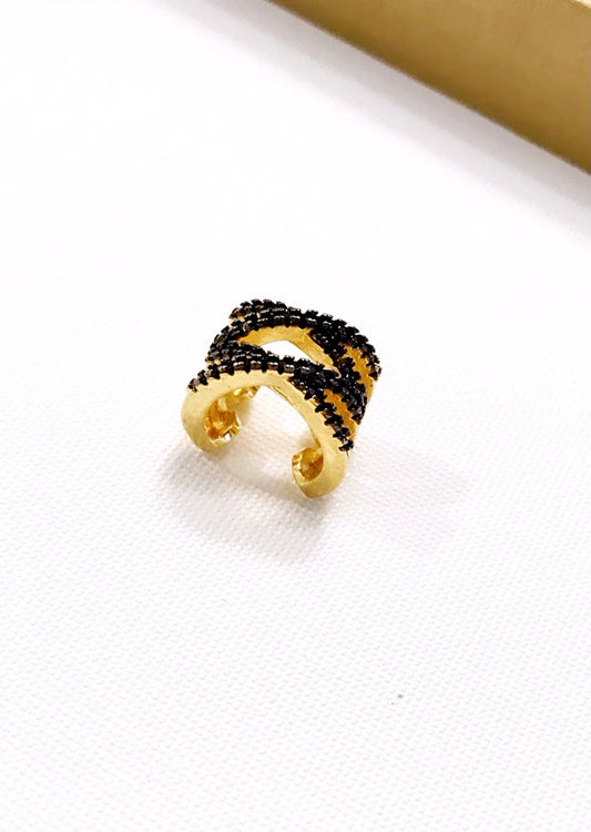 Black Zirconia Fake Piercing