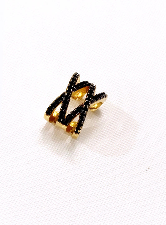 Black Zirconia Fake Piercing