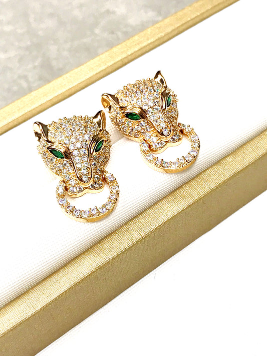Panther Designer Inspiration Earring