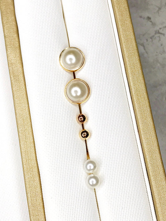 Pearl Trio Earring