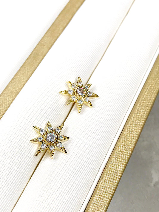 Star Solitaire Earring