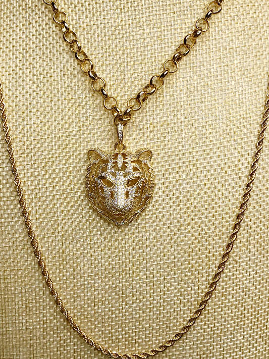 Lion Designer Inspiration Choker Necklace