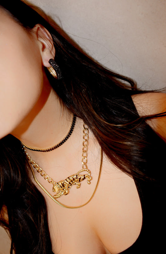 Tiger Designer Inspiration Choker Necklace