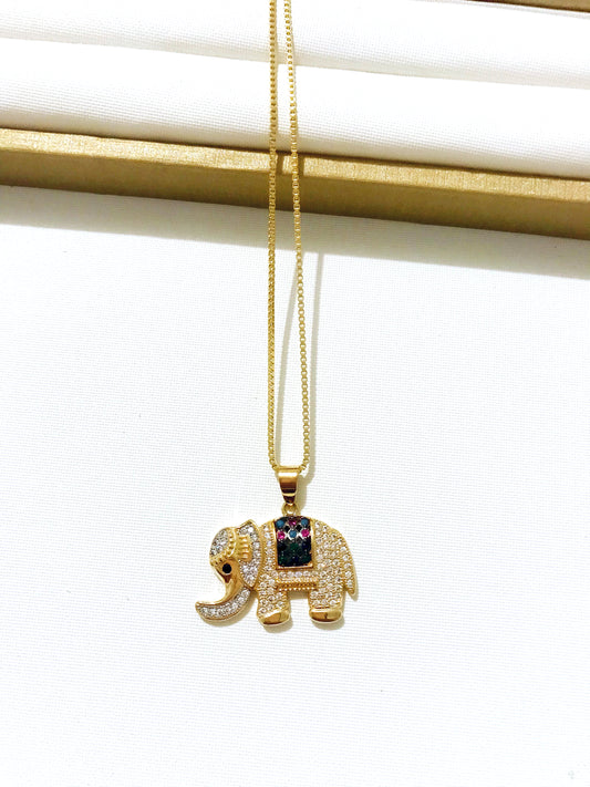Elephant Colors Necklace