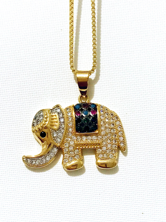 Elephant Colors Necklace