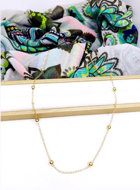 Petit Spheres Long Necklace