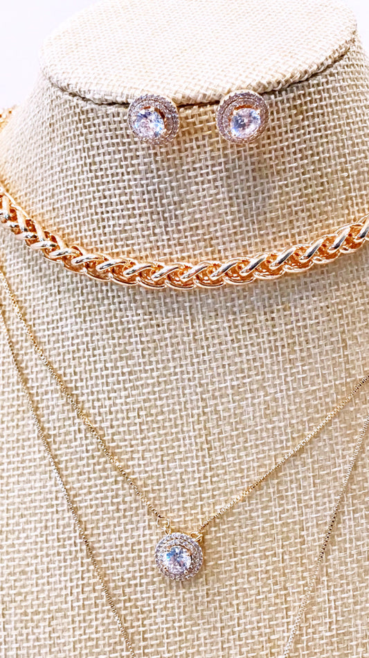 Thick Byzantine Choker Necklace
