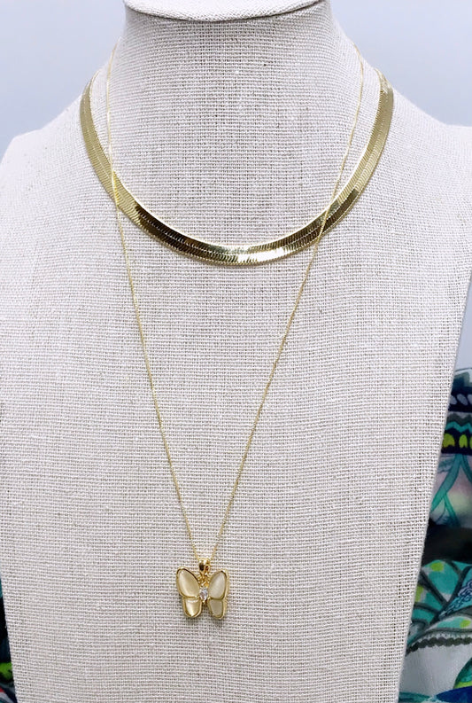 Delicat Butterfly Necklace
