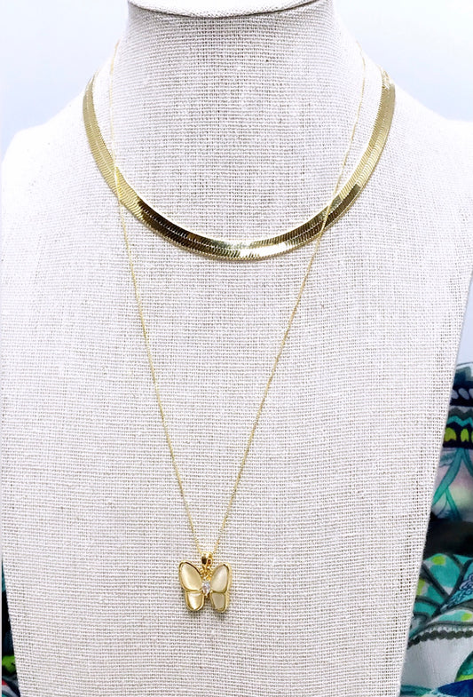 Delicat Butterfly Necklace