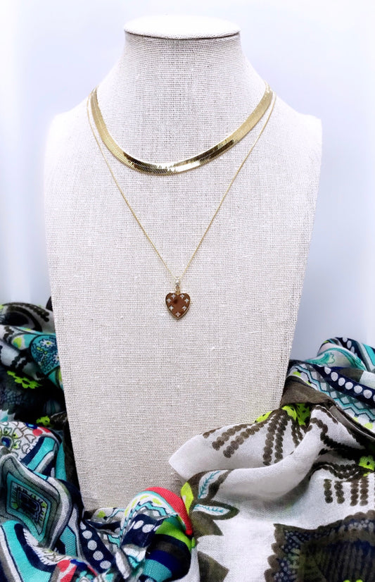 Delicat Sparkle Heart Necklace