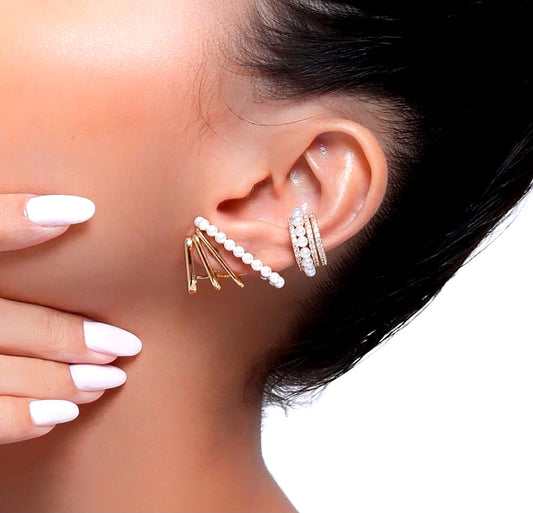 Pearl Earcuff Earring