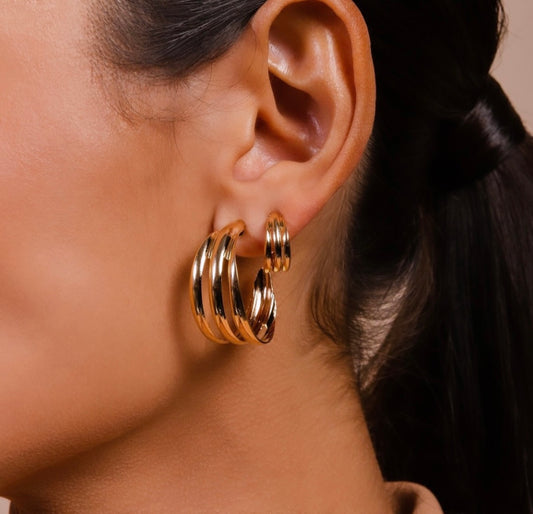 Triple Sleek Hoop